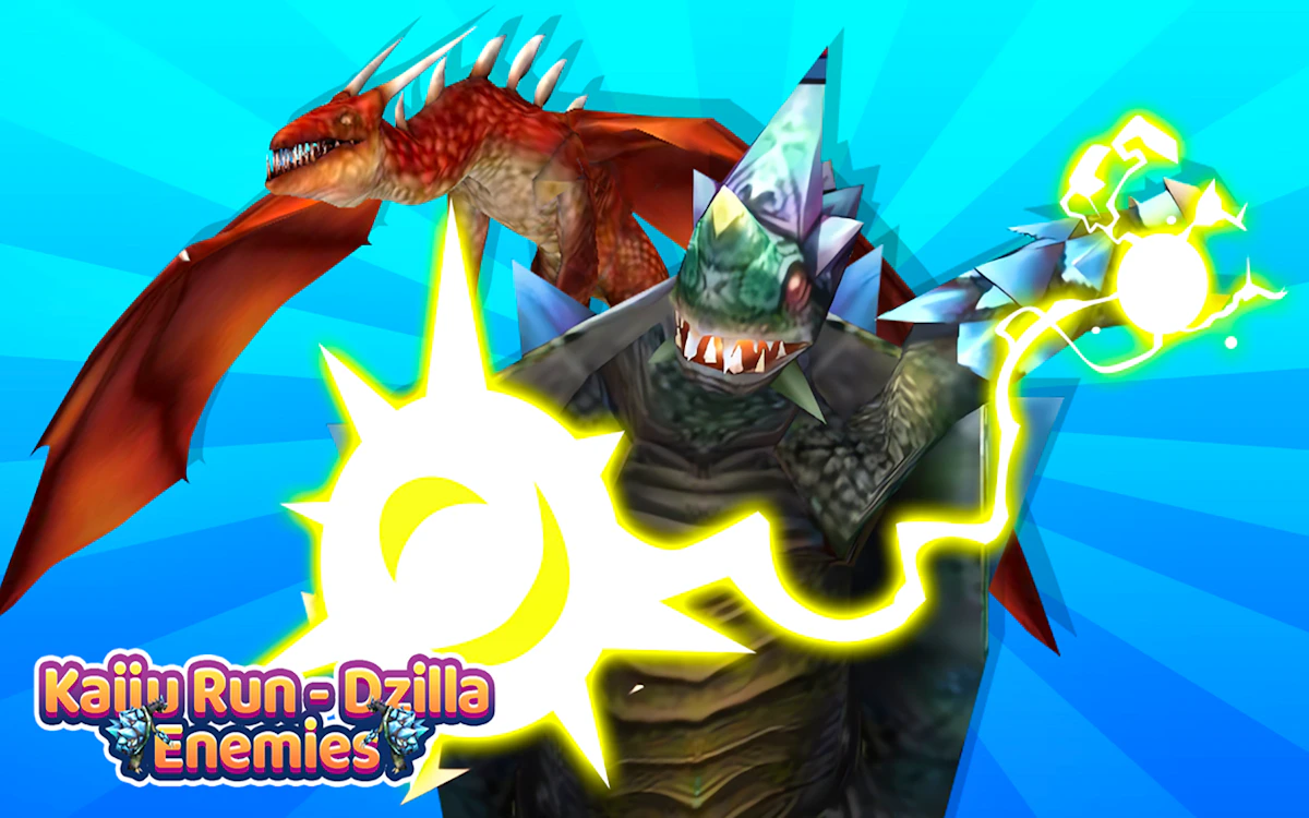 Kaiju Run Dzilla Enemies Preview