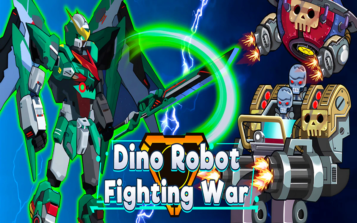 Dino Robot Fighting War Game Preview