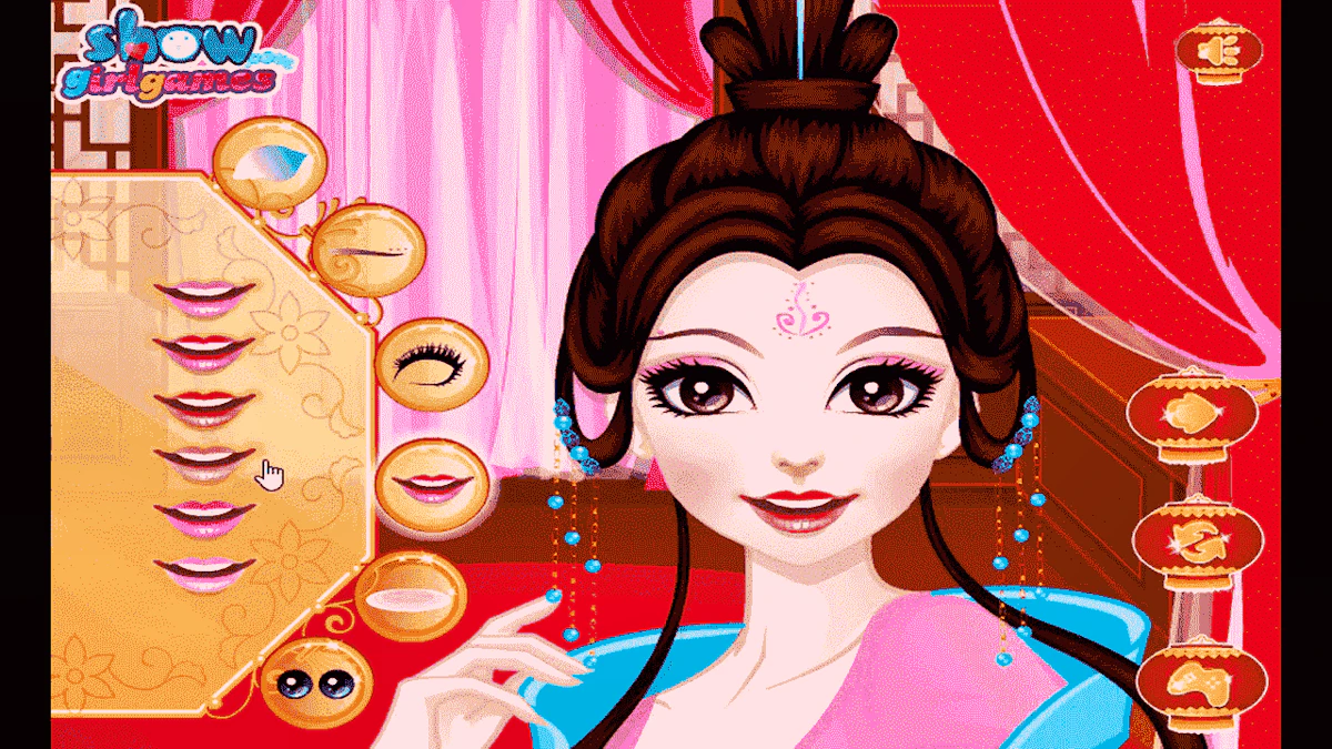 Geisha Make Up And Dress Up Game