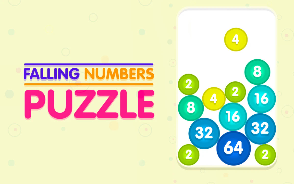 Falling Numbers - 2048 Puzzle Game