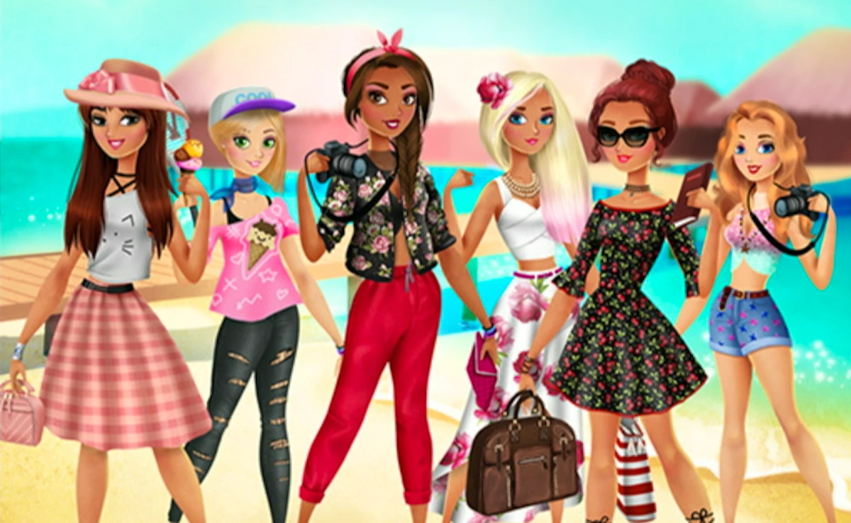 Vacation Summer Dress Up Game