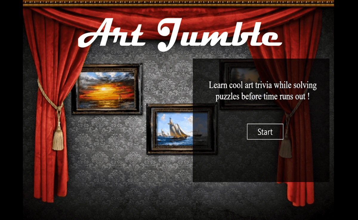 Art Jumble Game