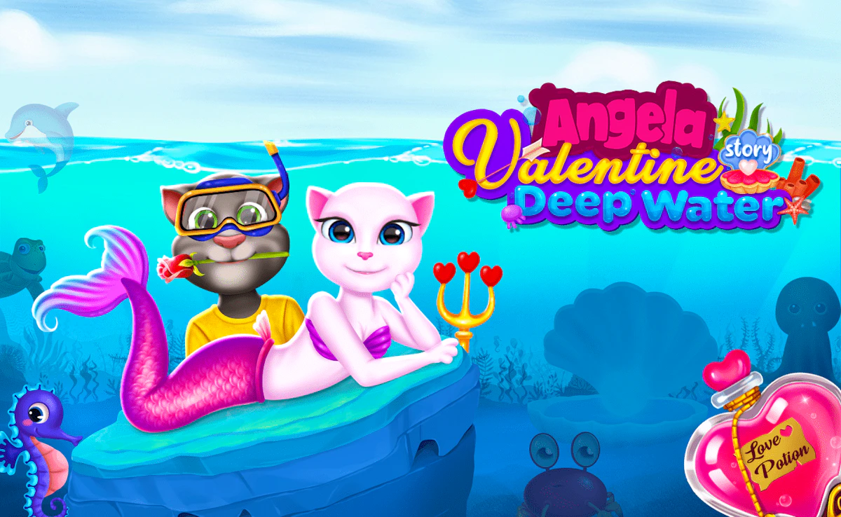 Cat Girl Valentine Story Deep Water Game
