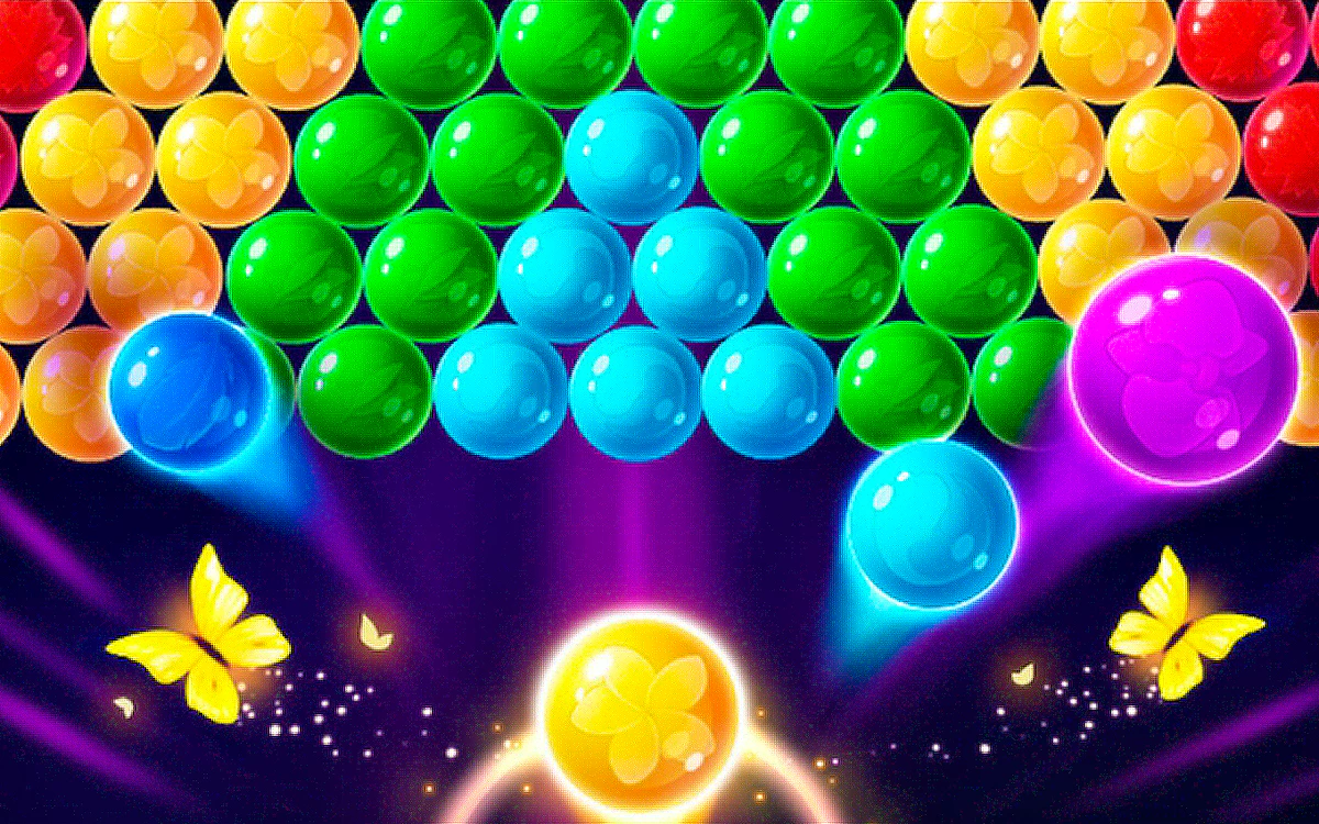 Bubble Pop Butterfly Game