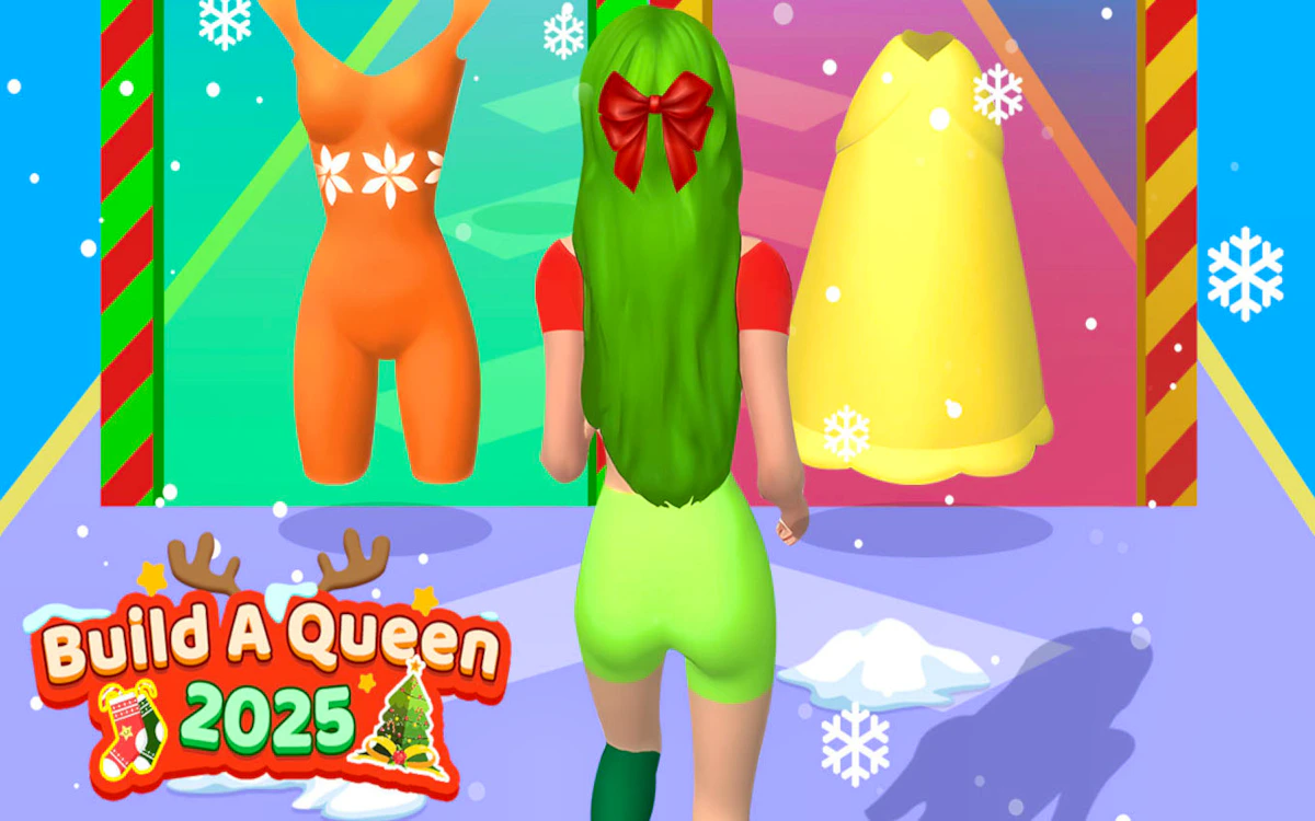 Build A Queen Christmas Beauty Game Thumbnail
