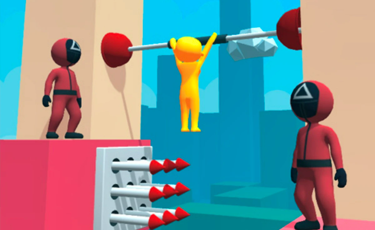 Squidly Escape Fall Guy 3d Game