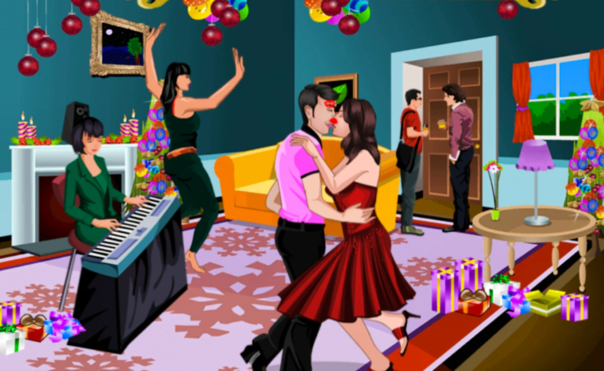 Christmas Eve Kissing Preview