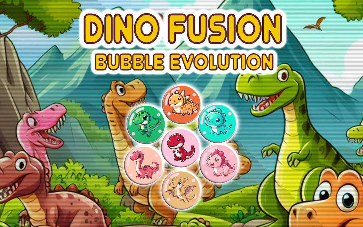 Dino Fusion Bubble Evolution Preview