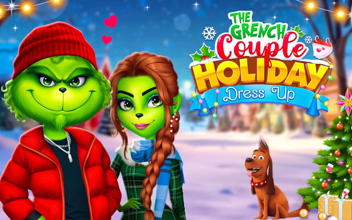 The Grinch Couple Holiday Dress Up Preview