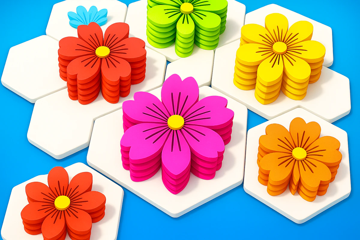 Flower Hexa Puzzle Preview