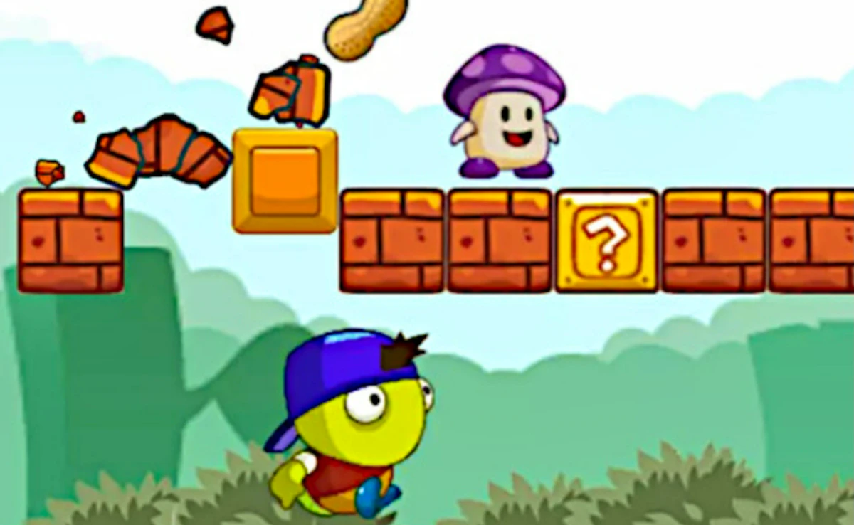 Super Peaman World Game Screenshot