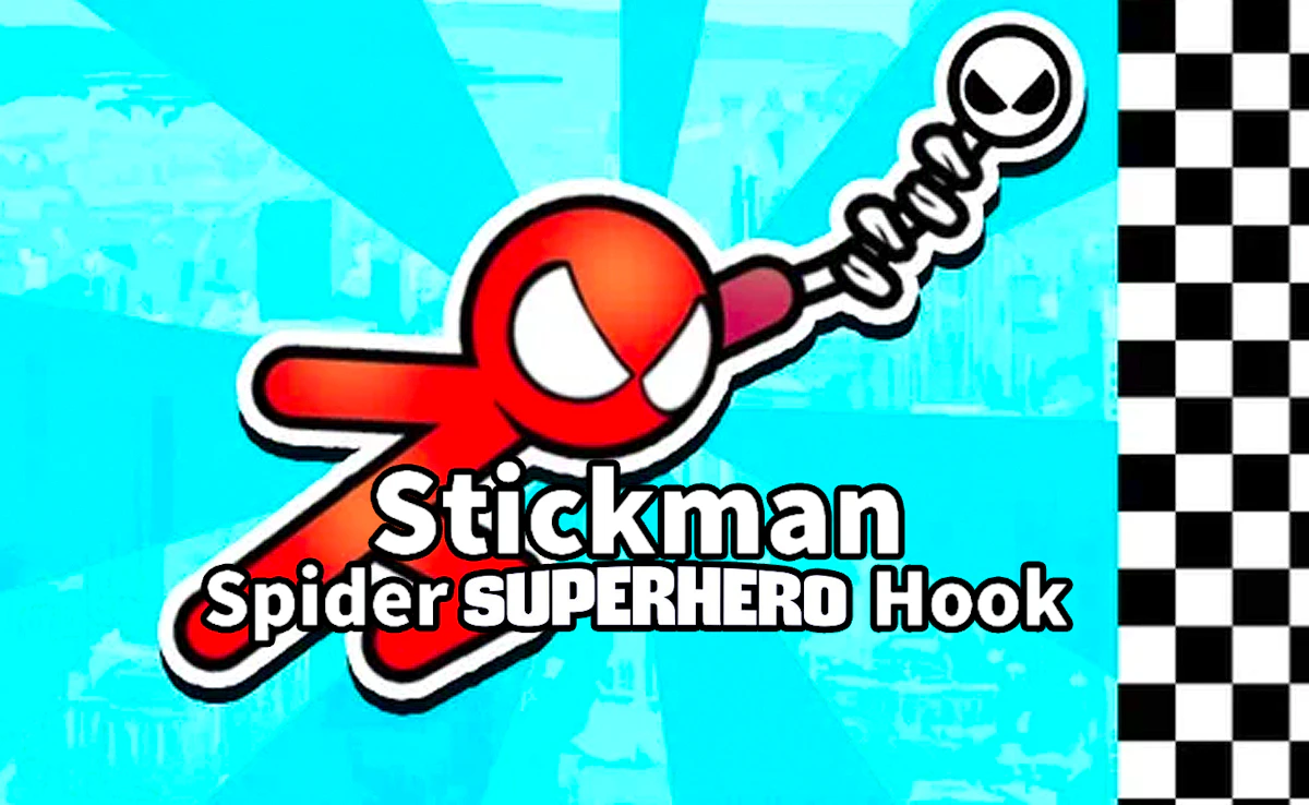 Stickman Spider Superhero With Hook Preview