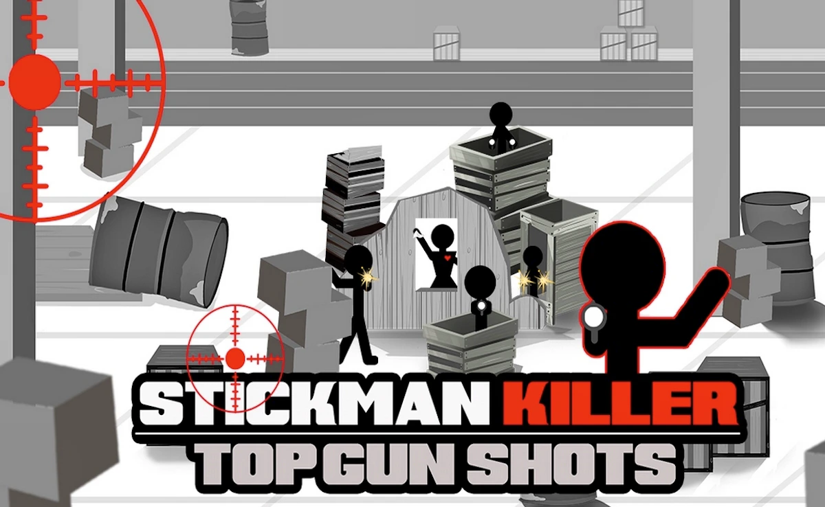 Stickman Killer Top Gun Shots Game