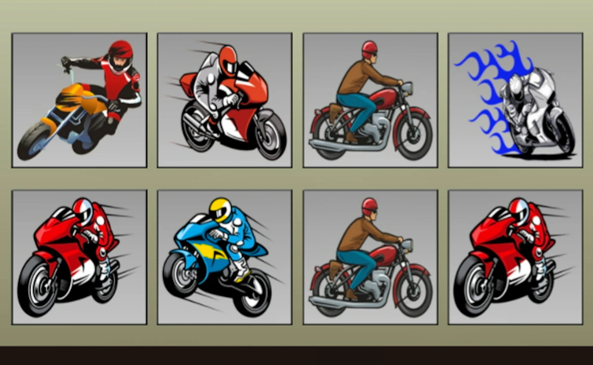 Racing Motorcycle Memory Preview