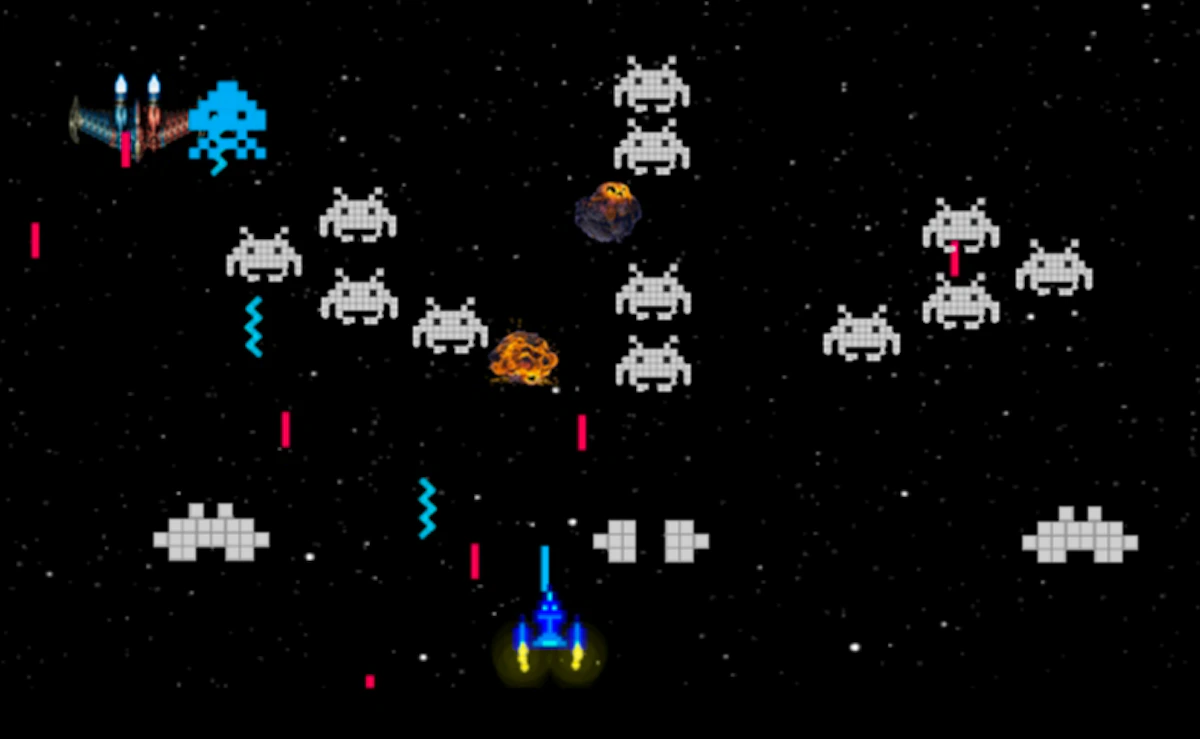 Space Invaders Remake Preview