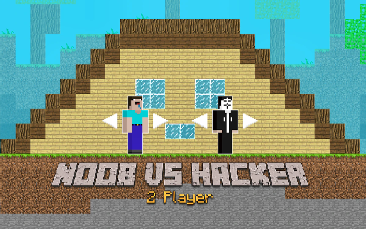 Noob Vs Hacker - 2 Player Game