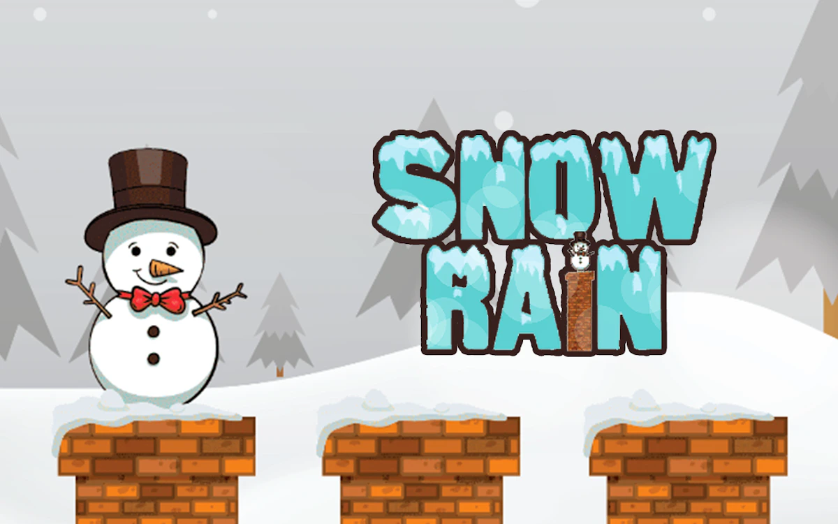 Snow Rain Fall Jumping Game