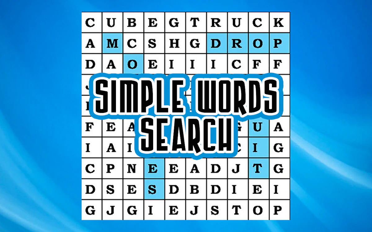 Simple Words Search Game