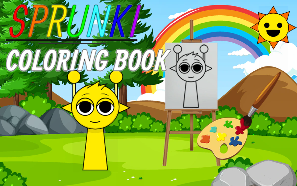 Sprunki Coloring Books Preview