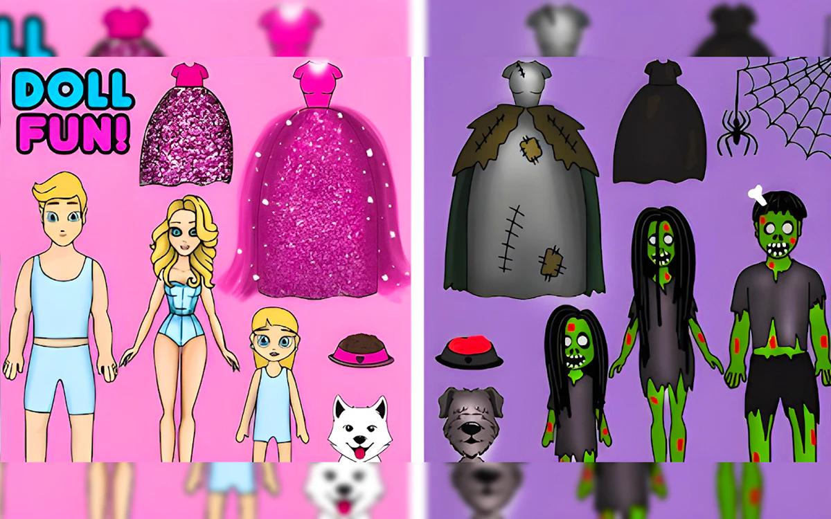 Chibi Doll Dress Up Makeover Preview