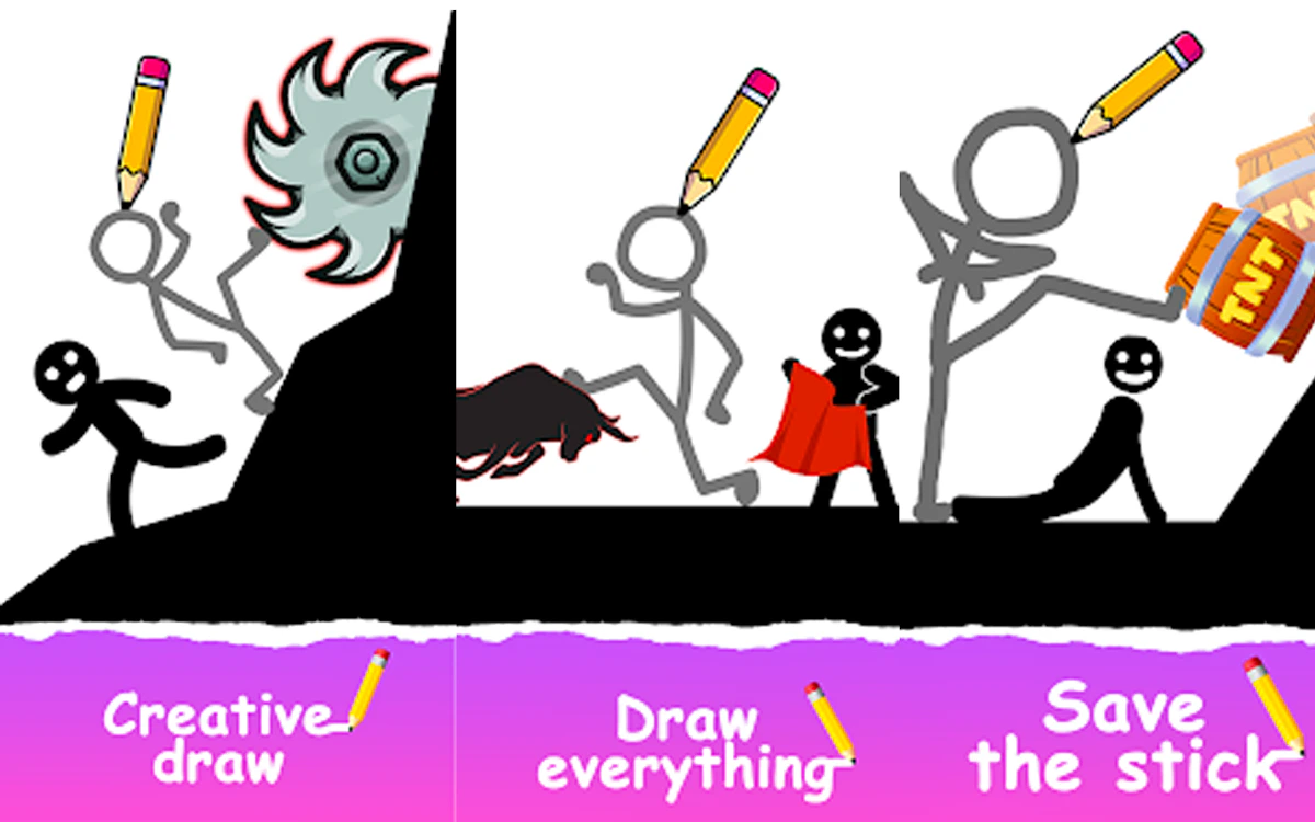 Draw 2 Save Stickman Puzzle Preview