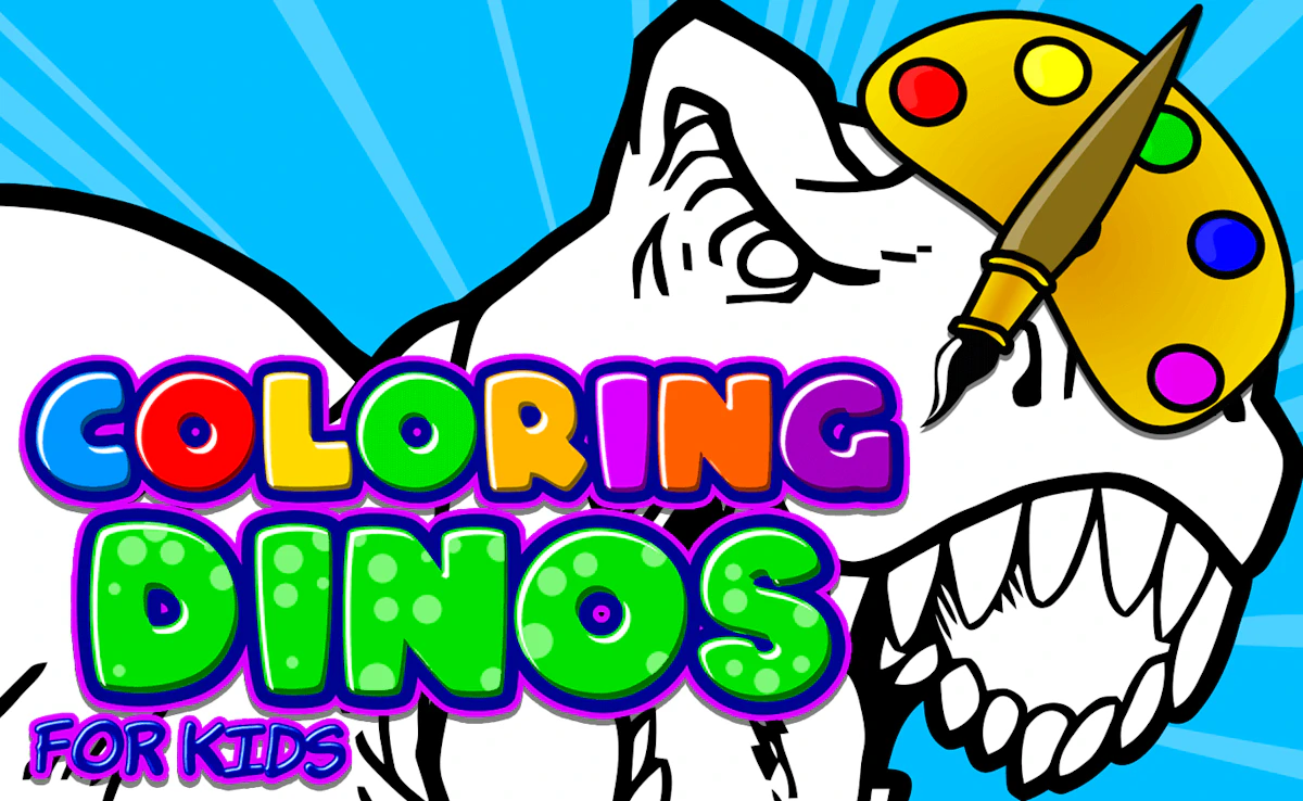 Coloring Dinosaurs For Kids Preview