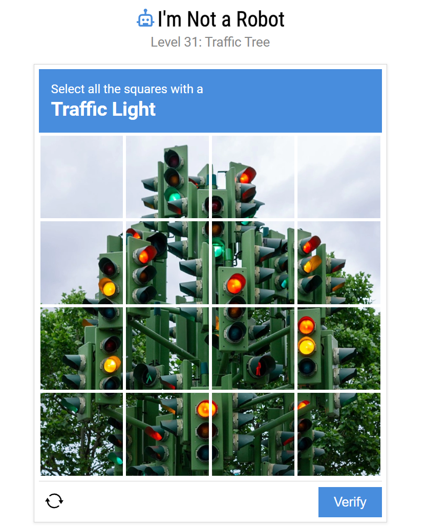 Level 31 Traffic Tree Challenge